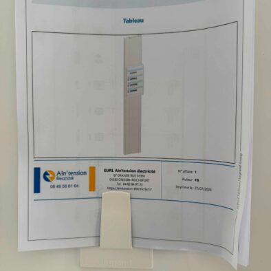 Carnet - Réalisation de l'électricité lors de la construction d'une maison à Magnieu (01300)